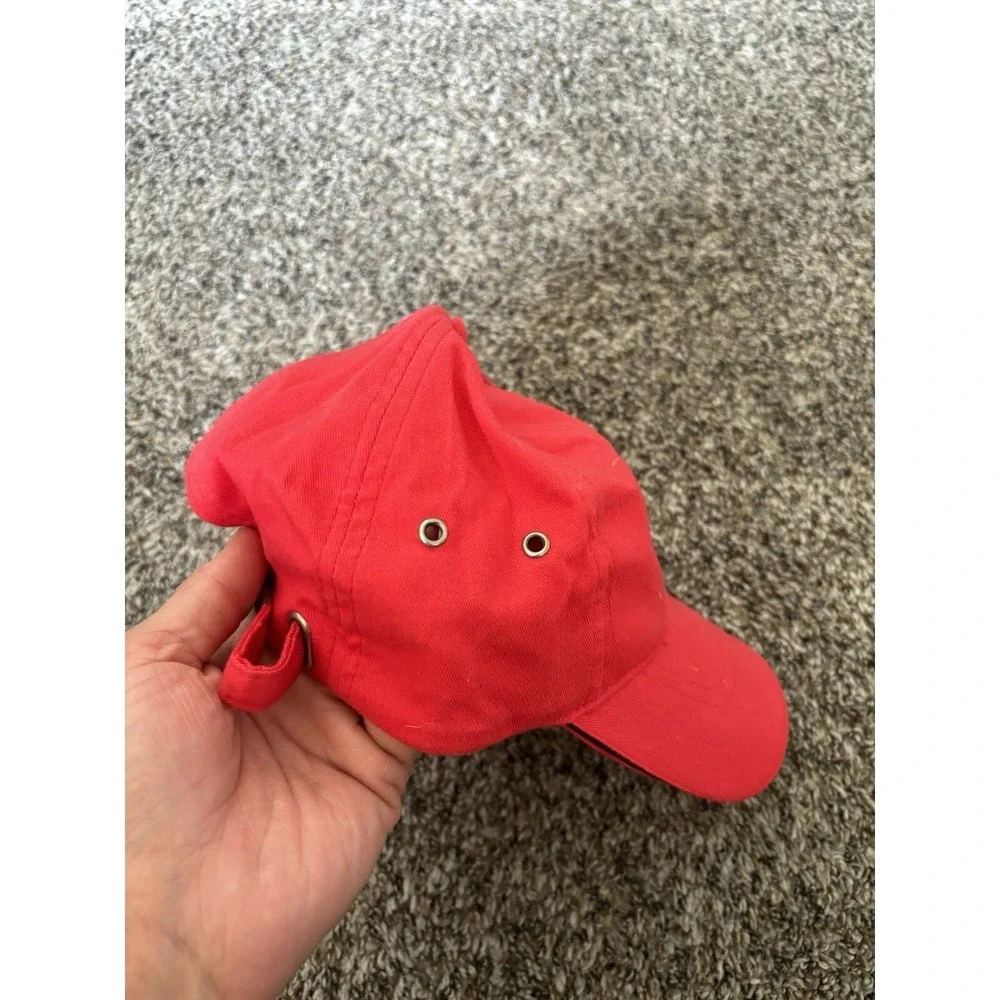 Mickey Mouse Logo Florida  Baseball Hat‎ Red Walt Disney By Jerry Leigh OSFM